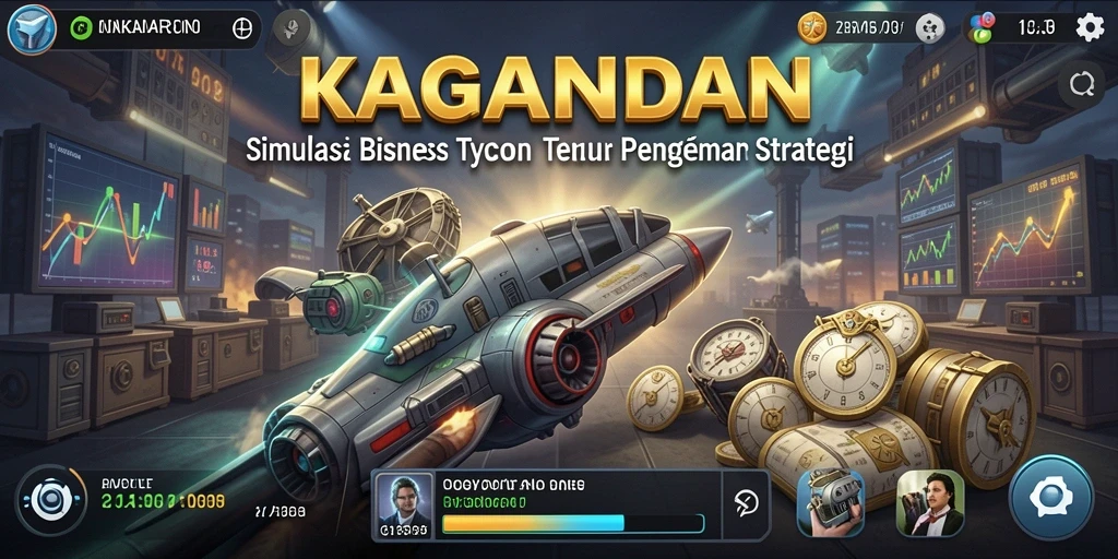 Screenshot menampilkan pengelolaan bisnis dalam KAGANDAN yang seru.