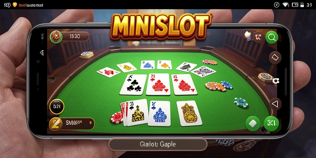 Tampilan gameplay Gaple yang seru dan penuh strategi.