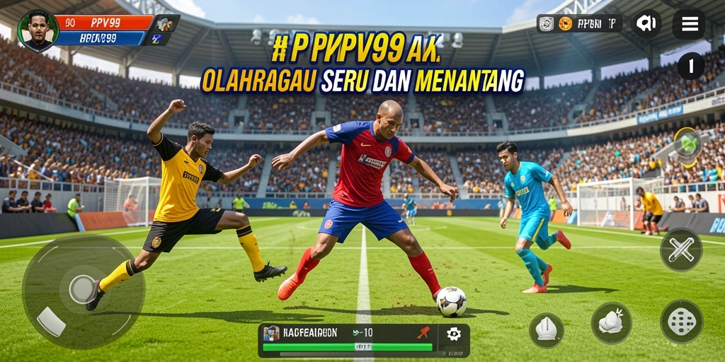 Tampilan gameplay seru di PPV99 dengan aksi olahraga mendebarkan.