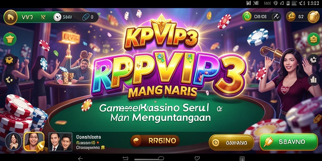 Screenshot gameplay RPVIP3 menampilkan suasana seru Kasino.
